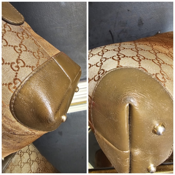 Gucci Metallic Monogram Heart Bit Hobo Bag - Picture 13 of 15